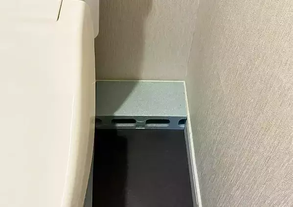 100均の発泡ブロックを『便器横』に置く発想が正解　トイレグッズを衛生的に収納できる【活用2選】