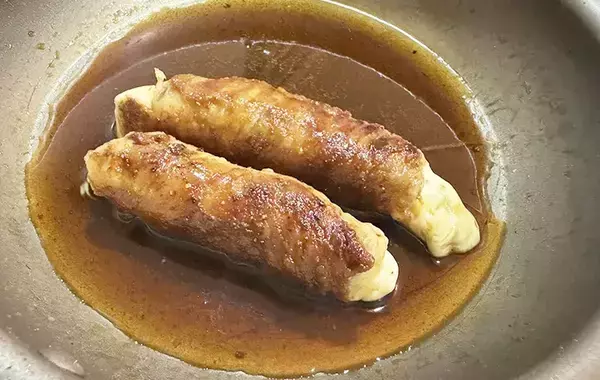 豚肉で『1本』巻いてみて　甘辛の味つけに子供が「もっと食べたい！」と大喜び