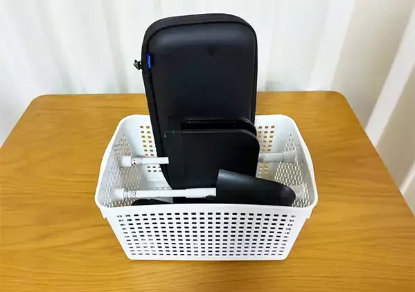 『短いつっぱり棒』はバスケットに使うのが正解　かゆいところに手が届く収納ライフハック