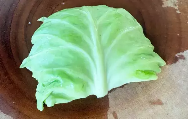 キャベツにひき肉をのせて…10分で作る『ハンバーグ風』に7歳息子に大喜び