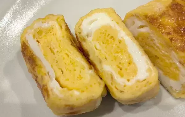 玉子焼きに『1本分』混ぜてみて　焼き上がりが「ふっくらとした食感に」