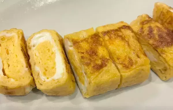玉子焼きに『1本分』混ぜてみて　焼き上がりが「ふっくらとした食感に」