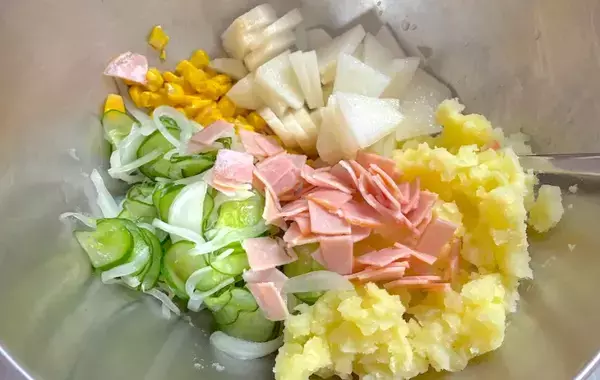 ポテサラに『2分の1個』入れてみて　「さわやかな甘みがおいしい」「シャキシャキ食感」