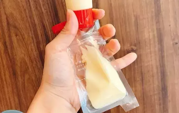 お弁当にマヨネーズが欲しい！『無印の小分け袋』を使うと？「コスパ良い」「こんなの欲しかった」