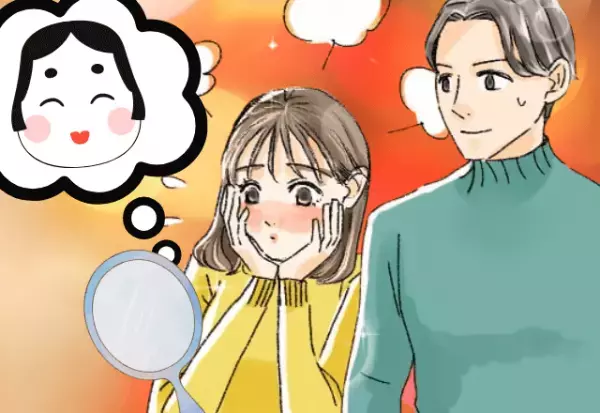 「芸人みたい（笑）」新しく買った“赤いアイシャドウ”を使ったら…→鏡を見て自分のやらかしに気づいてしまう…！