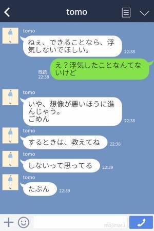 女々しすぎる彼…突然彼女の浮気を疑いだした！？ちょっと重すぎませんか、この男？＜LINE小説＞