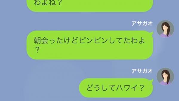急逝した母を見送るため、“ハワイ”に行くという夫。しかし⇒『お義母さんって…』妻の“核心を突く一言”に夫、タジタジ！？【漫画】