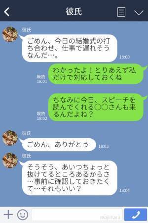 結婚式での友人スピーチを確認中、新婦の様子がおかしい…？⇒内容に【致命的なミス】が発覚し、新郎大慌て！？