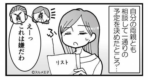 両家が結婚資金を出してくれることに！式の準備も任せされたが…『これは嫌！』身勝手な義両親のせいでドタバタ！？