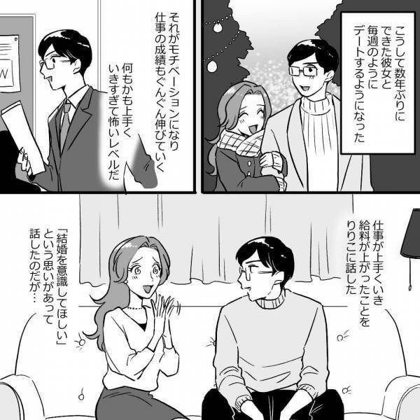 彼女に“給料の話”をした途端…『このバッグ可愛い～♡』豹変した！？男は彼女の“目的”に気づけておらず…【漫画】