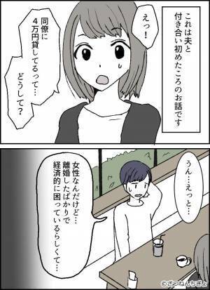 同僚の女に“お金を貸す”彼！？ある日…『えっ？デート中に！？』⇒彼の【ぶっとび行動】に怪しさ増大！！