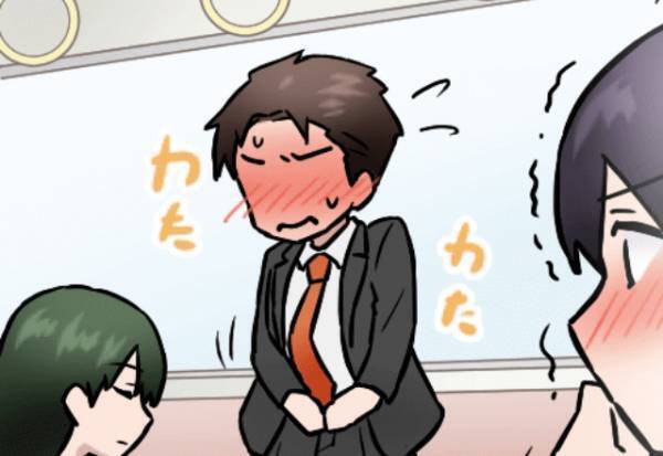 混雑する車内で…「足踏んでます」「我慢しろよ！」故意に男性が足を踏んだ！？⇒“救世主”の登場で、男性が赤面する展開に！