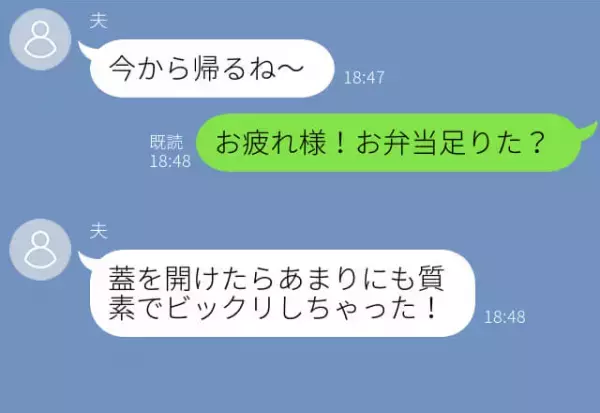 夫『質素な弁当で恥ずかしい！』愛妻弁当にダメ出しする夫！？数々の“心無い言葉”に妻は衝撃を隠せない…