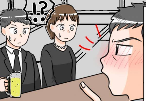 【場を凍らせた”夫の発言”】一周忌を終えて親戚と食事中…泥酔した夫による【最低な文句】に妻、説教開始！？