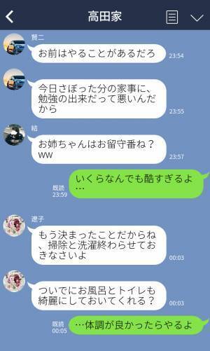 「頭痛と吐き気と、熱もあって…」体調を崩して寝込む姉だったが→父「じゃあ明日は遊園地に行こう」妹「留守番よろしくw」姉「…え？」