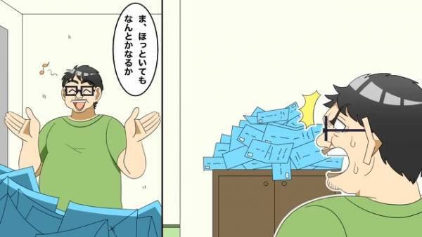 家賃を母親に払わせて…散財する男『なんだ、この封筒の山は！』⇒身に覚えのない【まさかの事態】に大混乱！？