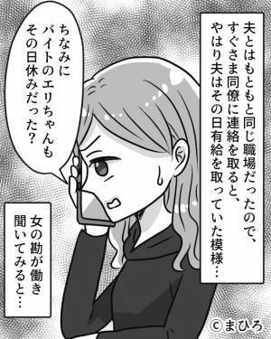 夫のカード会社から不審な明細が。ドラレコを確認すると【衝撃の事実】が発覚して⇒浮気と向き合う方法