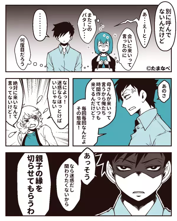 義母「顔を見せに来い！」しかし訪問後⇒「…何をしに来たの？」矛盾だらけの態度に夫がブチ切れた話