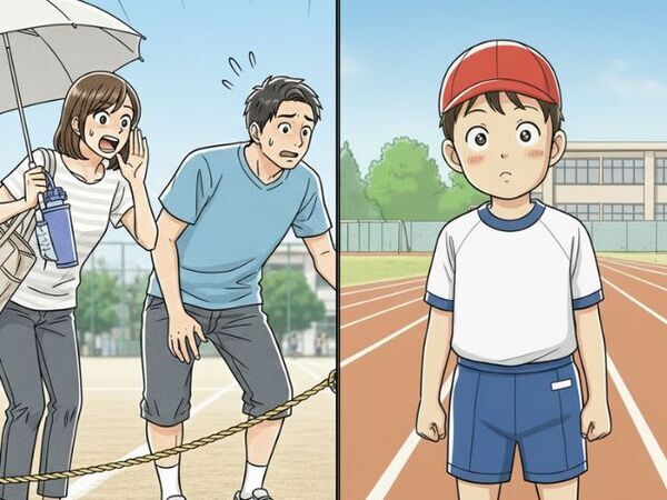 運動会当日、息子の“徒競走”を前にして⇒妻『…ねぇ待って！？』夫婦がグラウンドを大爆走したワケ。