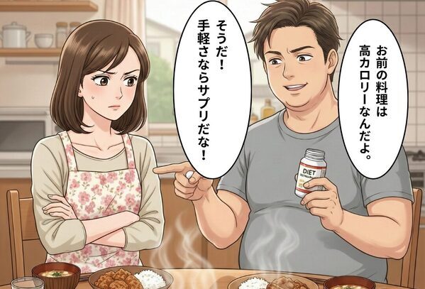 「よし、痩せるぞ！」宣言した夫が…妻の料理を罵倒！しかし→妻の”ユーモラス”な仕返しで…夫の体重が増加！？