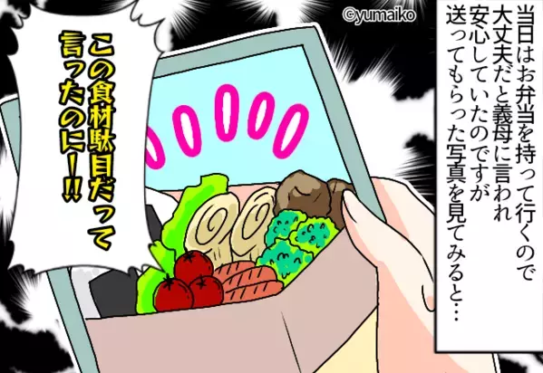 義両親と娘が遊園地へ！しかし…義母が手作りしたお弁当の“中身”を知った嫁がゾッとした【ワケ】