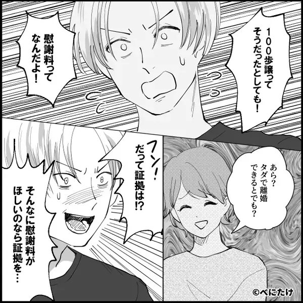 離婚協議で…夫「慰謝料が欲しいなら、証拠は！？」だが⇒妻が思わず笑った〈隠し種〉に…夫は顔面蒼白！？