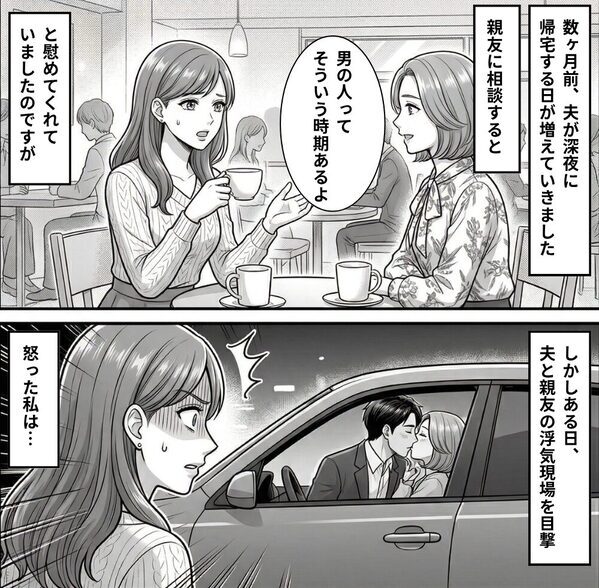 夫の浮気相手に“手料理”を振る舞う妻「デザートもどうぞ」次の瞬間⇒「いや…うそ…」浮気相手が真っ青になったワケ