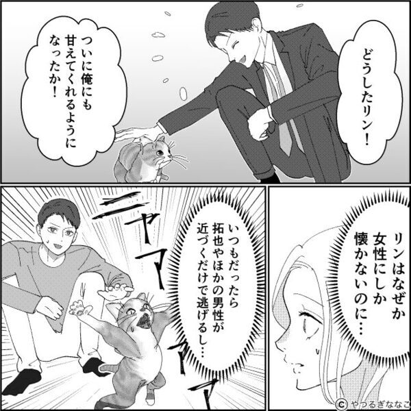 夫が近づくだけでも逃げる猫が…突然“懐いた”？⇒「え…？」食事が喉を通らなくなるほど【ゾッとする事実】が発覚した話