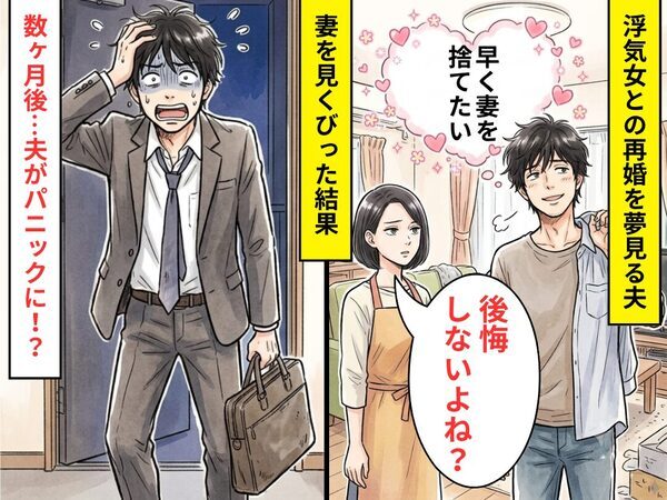 「早く妻を捨てたい」浮気女との再婚を夢見る夫！しかし妻「後悔しないよね？」⇒数ヶ月後、夫がパニックになったワケ