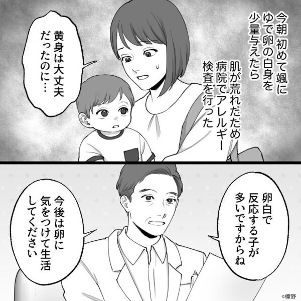 「好き嫌いは許されない」息子に【卵焼き】を与えた義母！しかし⇒嫁「アレルギーなんです！」最悪の事態を招いた話