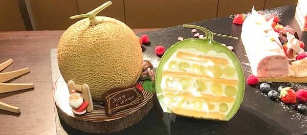 今年のクリスマスは ハイアット リージェンシー 東京 まるごとメロンのケーキをチェック 19年9月6日 ウーマンエキサイト 1 3