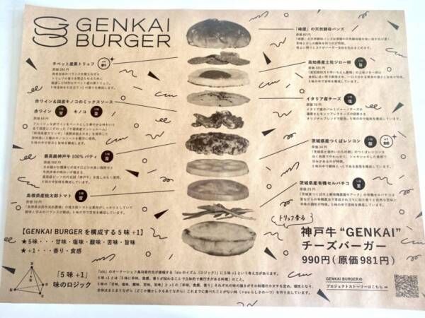 高級食材を使用したハンバーガーを原価で提供！〈GENKAI BURGER〉が期間限定オープン。