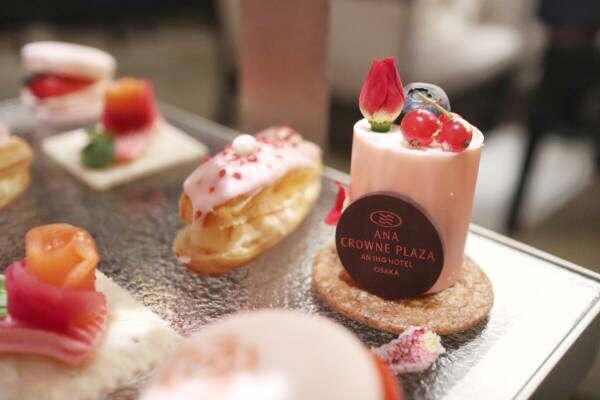 テーマはピンクローズ！〈ANAクラウンプラザホテル大阪〉のピンクアフタヌーンティーを実食。