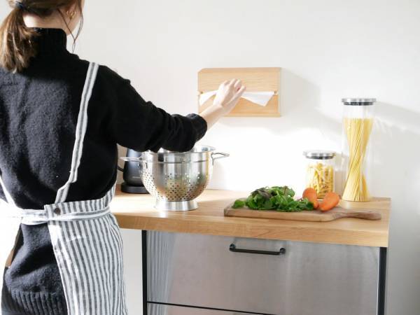 壁面に溶け込むペーパーケース[PR]