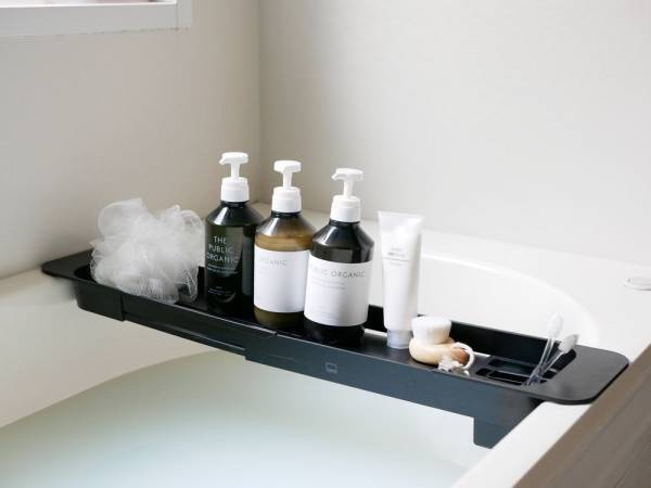 伸縮式のバスタブトレーで快適なバスタイムを[PR]