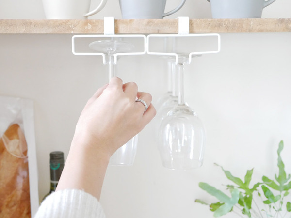 ワイングラスをスマートに収納[PR]