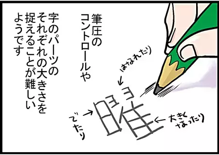 字が汚いのはご愛嬌！？テキトー息子に理由を直接聞いてみた