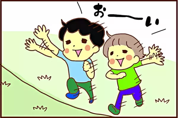 「え゛、そっち行くの！？」ADHD息子のかけっこルートが独特で…