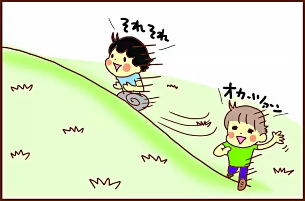 「え゛、そっち行くの！？」ADHD息子のかけっこルートが独特で…