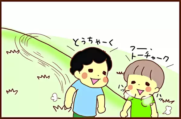 「え゛、そっち行くの！？」ADHD息子のかけっこルートが独特で…