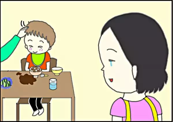 夫の実家でドキッ！食べ方が独特な自閉症の長男に意外な声をかけたのは…？