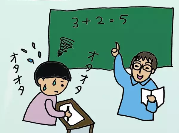 板書ができず周囲をキョロキョロ見回す息子。視覚検査でわかった意外な理由とは