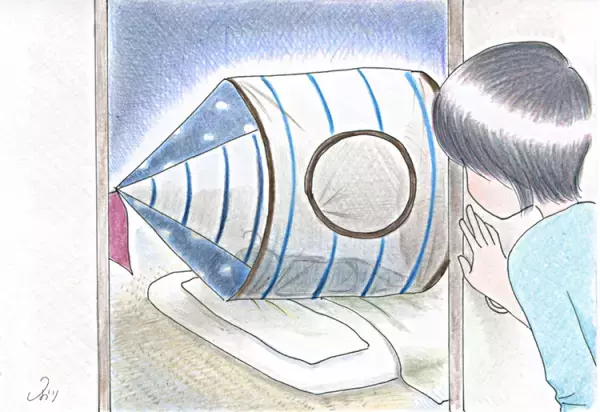 夜になると大はしゃぎ！寝ない息子の夜の過ごし方