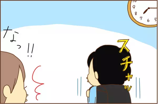 ADHD息子、今日こそ登校準備ばっちりでエライ！と思いきや…ソコ忘れちゃう!?