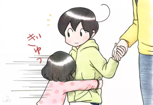 見知らぬ女の子がカムに突然のハグ!?立場が逆になって気づいた、息子の行動の真実とは…!?