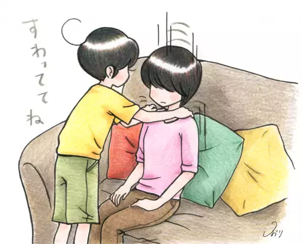 ご褒美は突然に…!?病み上がりの母、カムの意外過ぎる行動に感激！