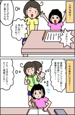 【発達障害の娘の宿題問題】キャパオーバーで情緒不安定に！全部やる？減らすべき？それとも…わが家の解決策【前編】