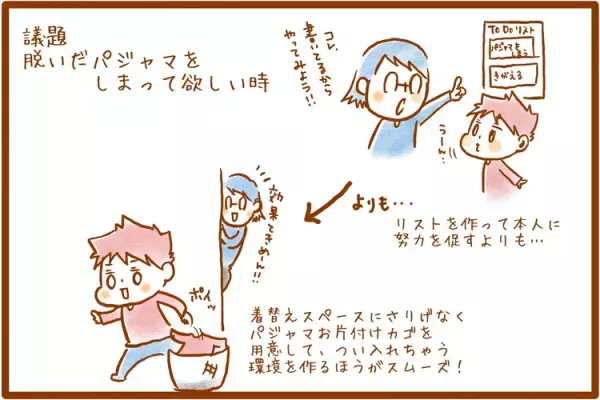 お支度や片付けも、発達障害むっくん仕様に。目指すは、生活習慣が自然と身につく家！想定外だったこと・思わぬ効果も。【住まいづくり後編】