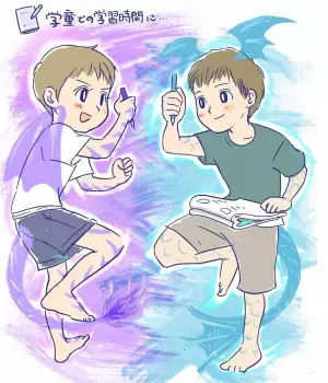 ASD長男、初めての夏休み！順調に見えた学童生活が、突然の「行きたくない」宣言。パパとの勉強で大泣き、オンライン会議中のちょっかい――いつもとは違う夏だけれど