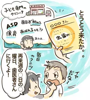 ASD長男、小2で初めての歯医者。じっとしていられない？器具に触りそう？母の不安と結果は